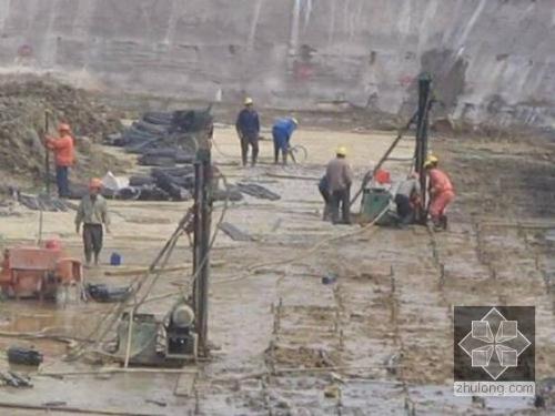 坡心镇我公司承建北京房山区水池地基注浆加固工程